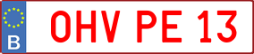 Truck License Plate